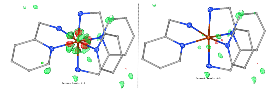 Hirshfeld Atom Refinement for Spin State Investigations on Transition Metal Complexes